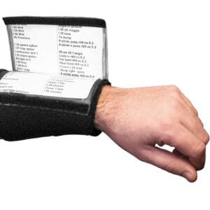 ASWB2QB TRIPLE WINDOW QB WRISTBAND