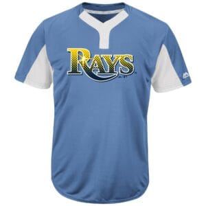 MLB<sup>®</sup> Premier Eagle 2-Button Colorblocked Jersey - RAYS