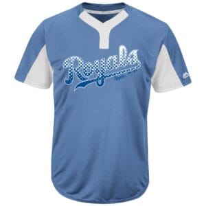 MLB<sup>®</sup> Premier Eagle 2-Button Colorblocked Jersey - ROYALS