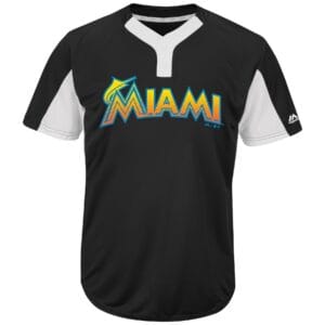 MLB<sup>®</sup> Premier Eagle 2-Button Colorblocked Jersey - MARLINS