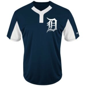 MLB<sup>®</sup> Premier Eagle 2-Button Colorblocked Jersey - TIGERS