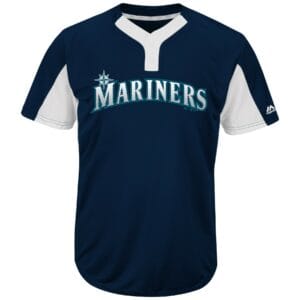 MLB<sup>®</sup> Premier Eagle 2-Button Colorblocked Jersey - MARINERS
