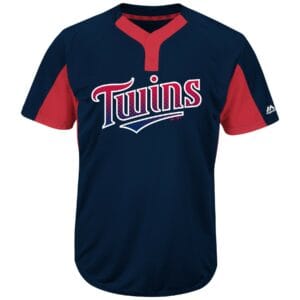 MLB<sup>®</sup> Premier Eagle 2-Button Colorblocked Jersey - TWINS