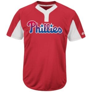 MLB<sup>®</sup> Premier Eagle 2-Button Colorblocked Jersey - PHILLIES