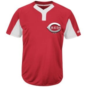 MLB<sup>®</sup> Premier Eagle 2-Button Colorblocked Jersey - REDS