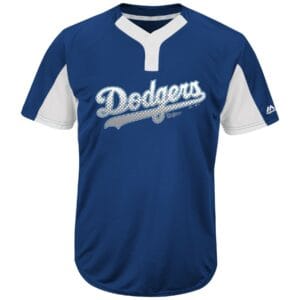 MLB<sup>®</sup> Premier Eagle 2-Button Colorblocked Jersey - DODGERS